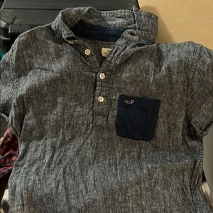 Hollister Denim Blue Casual Shirt